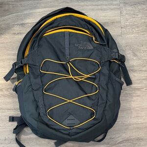 The North Face Men's Backpack in Charcoal/Orange